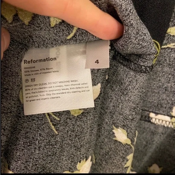 Reformation Moon Dress in Rosalie - Size: 4 - NWOT! - Picture 10 of 11